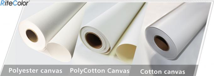 잉크 제트 화포 Rolls의 안료 잉크를 위한 방수 광택이 없는 폴리에스테 화포 목록 260gsm