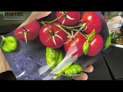 반짝이는 樹脂로 덮인 사진 종이