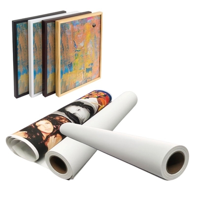 대형 포맷 인쇄 매트 280gsm 폴리에스터 캔버스 에코 용매 잉크