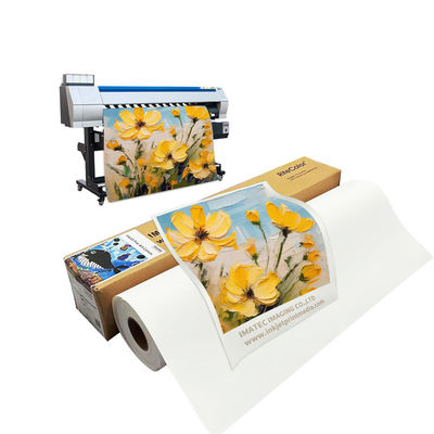 수분 420gsm 매트 폴리cotton 색소 잉크젯 캔버스