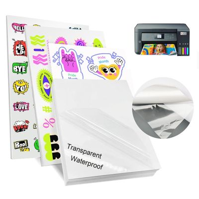 PET 방수 투명성 표면 80gsm 스티커 라벨