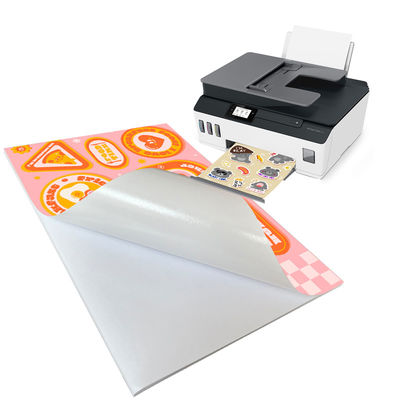 잉크젯 프린터 용 고광택 자체 접착 PVC 스티커 레이블 175GSM