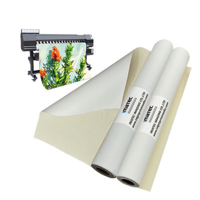 420gsm 넓은 형식 매트 잉크젯 면화 캔버스 반 래킹 쉬운 스트레칭