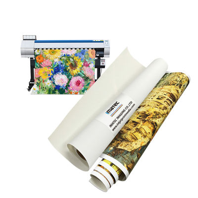 반 균열 및 쉽게 펴기 420gsm 넓은 형식의 매트 잉크젯 면화 캔버스 미술 및 사진
