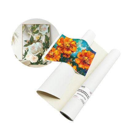광 포맷 전문 380gsm 매트 에코 솔벤트 잉크젯 폴리cotton 캔버스 롤 잉크젯 디지털 인쇄