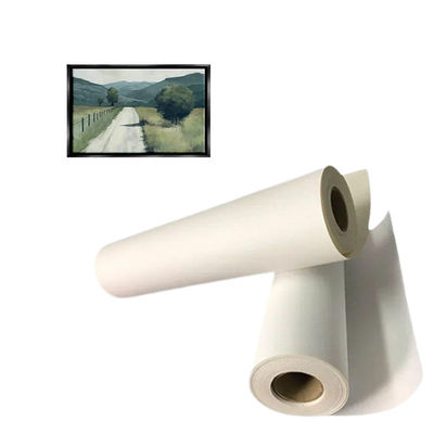 친환경 용매 및 래텍스 인쇄 잉크젯 폴리cotton 캔버스 얇은 텍스처 빛나는 표면 380gsm
