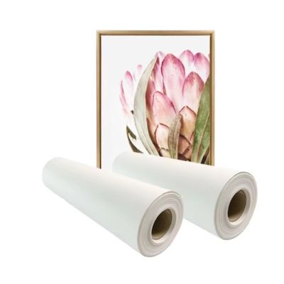 수성 염색 잉크 인쇄 420gsm 잉크젯 인쇄용 폴리 캔버스