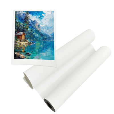 380gsm 무광 폴리코튼 캔버스 롤 36-60인치 너비 (라텍스 UV 프린팅용)