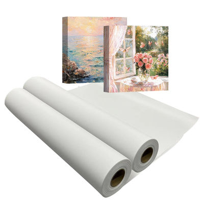 산이 없는 280gsm 매트 폴리에스터 캔버스 롤, 다중 크기와 무료 샘플을 가진 친환경 용해성 라텍스 및 UV 프린터