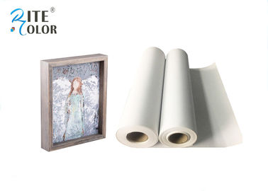 방수 280gsm 광택이 없는 폴리에스테 화포 Rolls는 Giclee 잉크 제트 인쇄를 위한 측을 골라냅니다